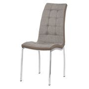 Dining Chair Modern Dining Chair with PU or Fabric and Chromed Leg