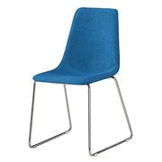 Dining Chair Modern Dining Chair with PU or Fabric and Chromed Leg