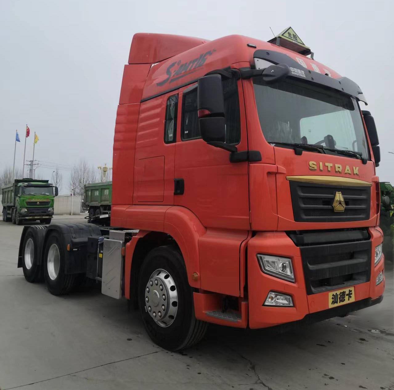 Used Tractor Truck Secondhand Sitrak G7S in 6X4 Configuration, with Robust Diesel Engine