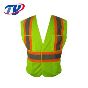Safety Vests Mesh Reflective Vest Different Color High Visibility Yellow Orange