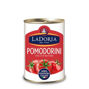 Top Quality 100% Italian La Doria Cherry Tomatoes in Easy-open Cans 24x400g Steamed Processing for Export