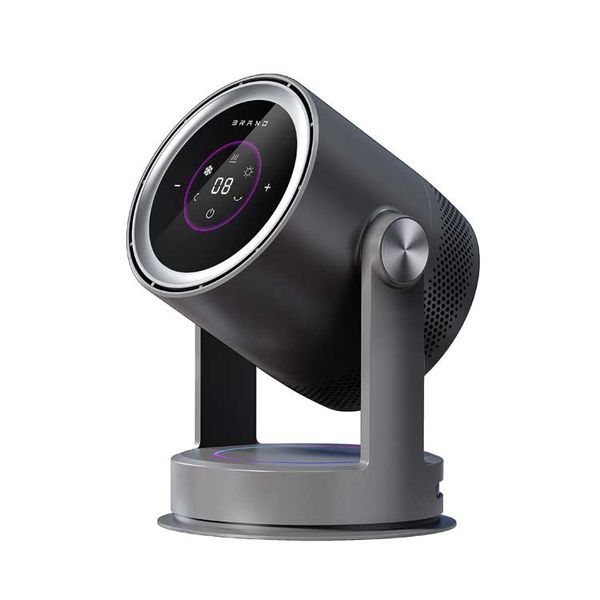 9 Speed Hot and Cool Air Circulator Fan Energy Saving Electric Desk Table Bladeless Fan Heater PTC New Product OEM ODM Factory