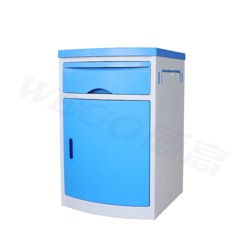 WEGO Medical ABS White Hospital Bedside Locker Hospital Bedside Cabinet Premium Hospital Furniture