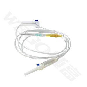 Disposable Infusion Without Needle Iv Tubing Set With Flow