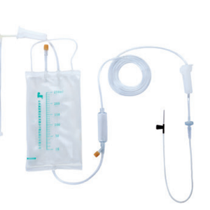 Hospital Disposable Medical IV Giving Infusion Set Iv Intravenous Infusion Set with Bag