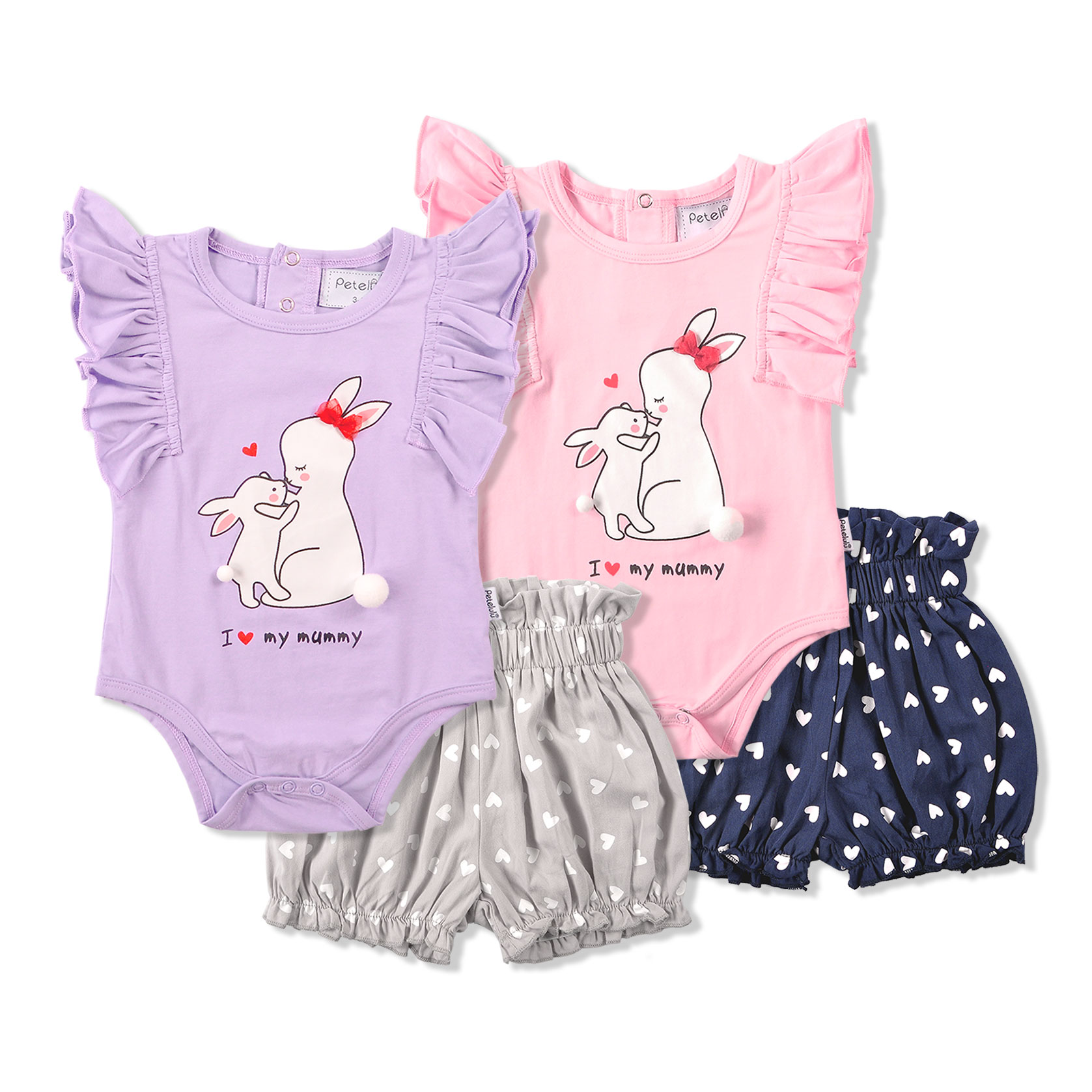 Clothing Sets China Cotton Knitted Baby Quantity Classic Girl Summer 2 Piece