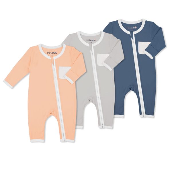 Bamboo Long Sleeve Mitten Infant Clothing Sleepers Clothes Bamboo Zipper Toddler Pajamas Baby Gowns Newborn Unisex Half Rompers