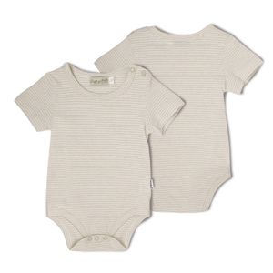 Petelulu 100% Cotton Baby Rompers Wholesale White Onesies with Snap Closure Short Sleeve Bodysuit for Boy or Girl Baby Clothes