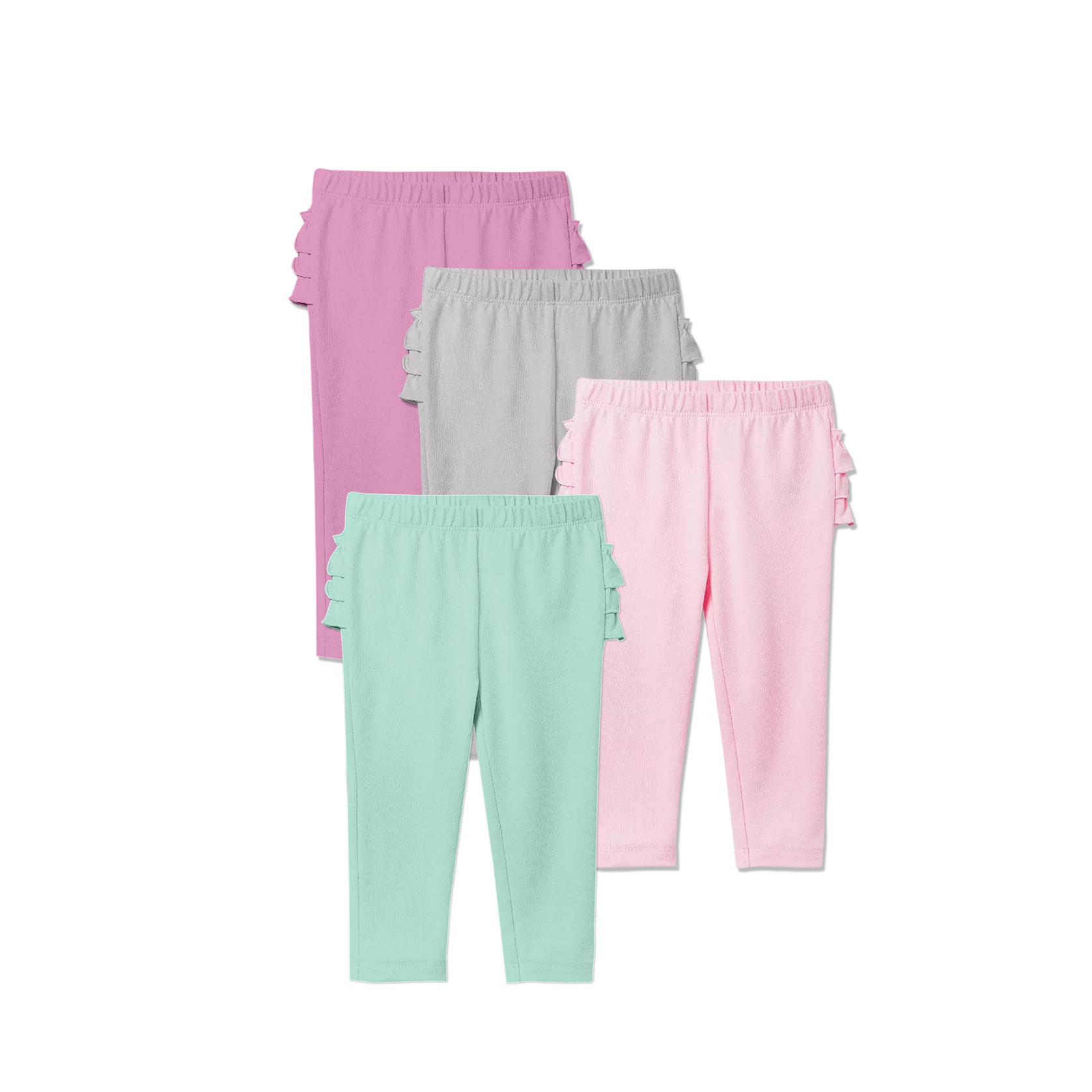 Bamboo Fiber Baby Girls Tracksuit Children Clothing Set Baby Girl Bamboo Pants Suit Kids Clothes Stacked Jogging Pants
