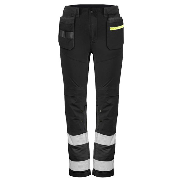 Multiple Size Cordura Fabric High Visibility Safety Workwear Trouser Reflective Working Pant With Multi Pockets
