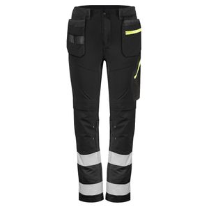 Reflective Hi Vis Safety Multi-pockets Construction Breathable Cordura Fabric Cargo Workwear Trousers for Men