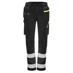 Hi-Visibility Multi-pockets Construction Workwear Breathable Reflective Cargo Work Trousers for Men