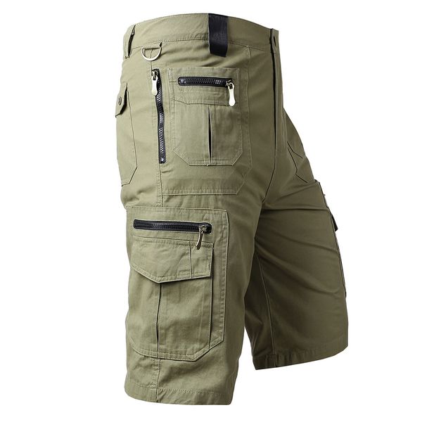 Multi-Pocket Zipper Design Work Factory Pant for Men Shorts Construction Clothing Workwear