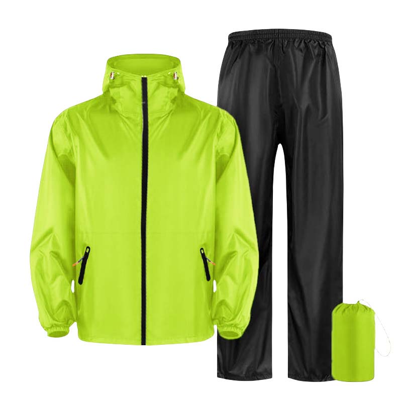 Full Body Rainstorm Prevention Split Body Rainproof Rainjackets Rain Coat Waterproof for Men