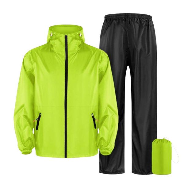Full Body Rainstorm Prevention Split Body Rainproof Rainjackets Rain Coat Waterproof for Men