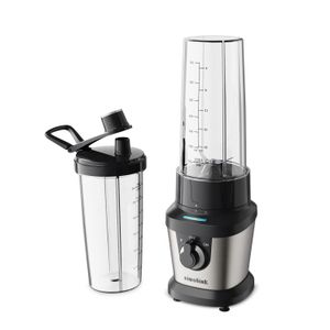 Portable 400W Electric Blender with New Design for Shakes Smoothies Knob Controls for Household Hotel Use Plastic Container