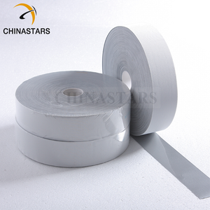 High Visibility Stretchable Elastic Reflective Fabric Stripes Tape for Clothing