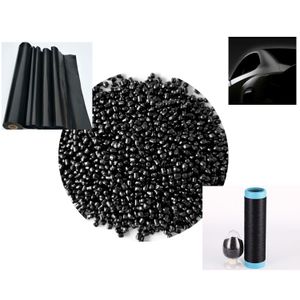 Black Plastic Color Masterbatchs for Plastic Cable Modified Materials Polyethylene Carbon Black Filler Masterbatch Granules