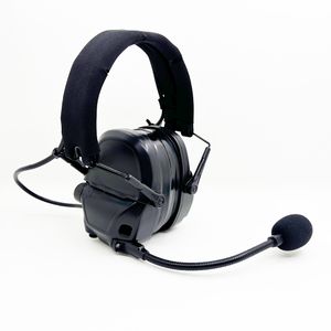 Mil-spec Radio Headset Electronic Hearing Protection Noise Cancelling Earmuffs Active Sound Pick up Earmuff Waterproof Headphone
