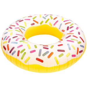 COMCO Hot Sell OEM Factory Custom Swimming Pool Donut Swimming Ring Floating Adult Inflatable Swimming Ring  Toy Swimming Ring