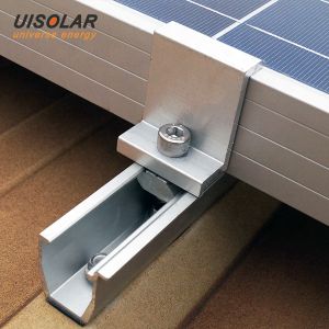 UISOLAR Manufacturer Mid Clamp End Clamp Solar Clamps Aluminum Alloy for Solar Panel Mounting Rooftop Ground