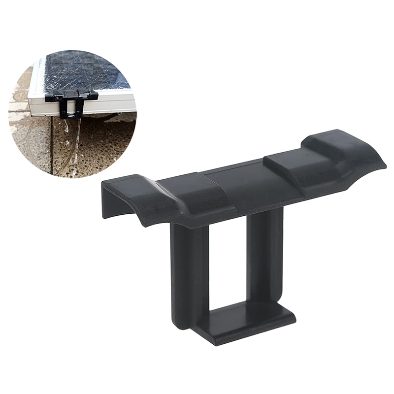 UISOLAR New Solar Panel Accessories Plastic Water Drain Clips PV Module Water Guide Clamps Pv Panels Dirt Cleaning Drainage Clip