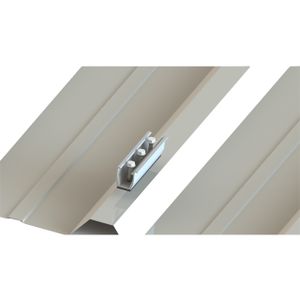 UISOLAR Wholesale Solar Mounting System PV Solar Panel Short Rail Bracket Railless Aluminum Solar Rail Mini Rail for Metal Roof