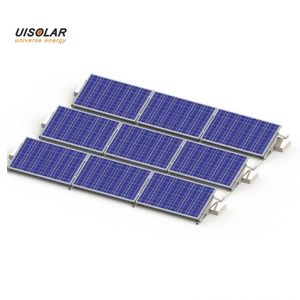 Aluminum solar mounting ballasted structure