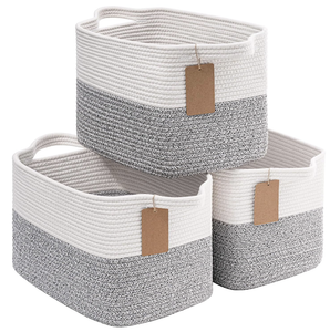 Dog Toy Baskets for Organizing, Shelf Baskets for Blankets, Towels, Small Laundry Basket