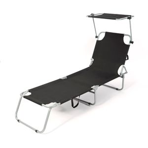 Modern Steel Grey Reclining Folding Garden Sun Lounger Durable Metal Outdoor Relaxation Lounger for Park Pool Side Pool Use