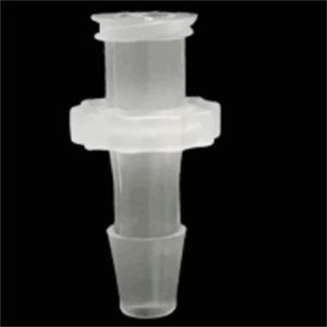 Female luer connector used to make sealed leak-proof unions in laboratory instruments and medical devices