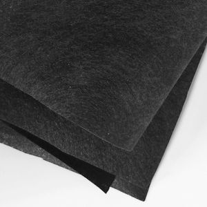 PP Needle Punched Non Woven Hard Recycled Felt Sheets 100% Polyester Plain Style Materials