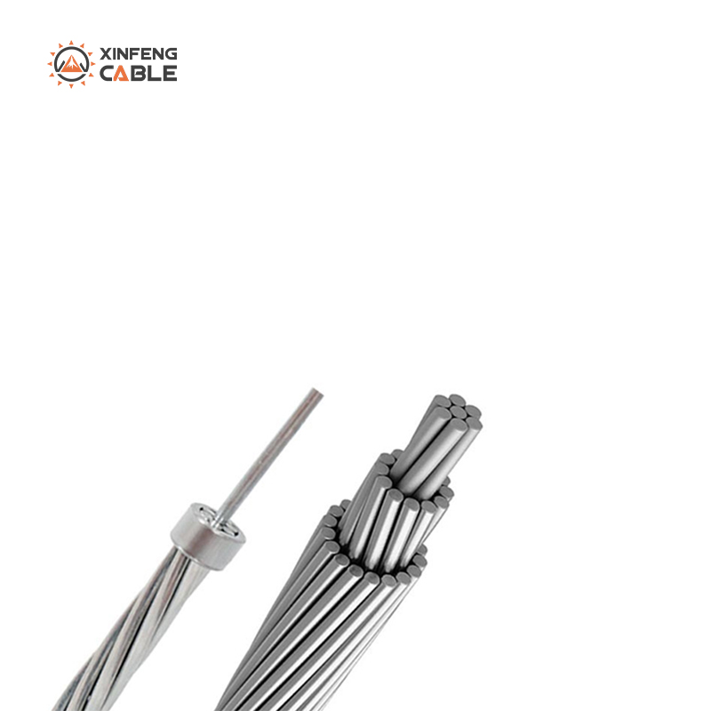 AAC Power Cables with Bare Aluminum Stranded Conductor Low to High Voltage Insulated Overhead Application Steel Wire Armour