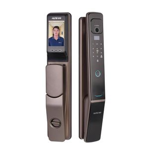 HUNE 3D Face Recognition Smart Door Lock With Camera Wifi Biometric Fingerprint Security UL Automatic Fireproof Digital Lock