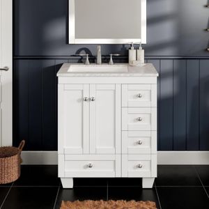 Wholesale Simple Modern Solid Home Furniture Bathroom Furniture Custom Solid Wood Bathroom Vanity Bathroom Cabinet