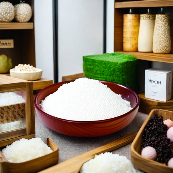 Bulk Food Packaging Bag of Chocolate Coating Starch Ingredients Comprising Tapioca Potato Cassava Rice Flour Powder