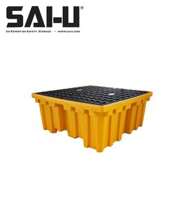 Factory Supplies SAI-U IBC090 Pallet Plastic 1100L Containment for Fluid Storage Chemical Storage Leakproof