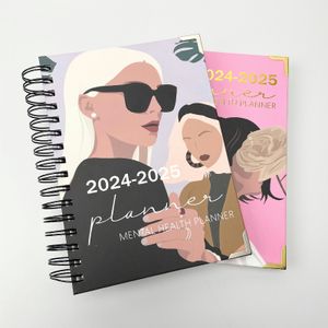 Custom Printing Spiral Paper Note Book Diary Journal Agenda Daily Weekly Monthly Organizer Planner Notebook
