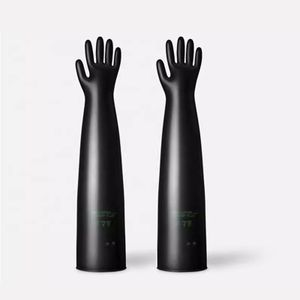 Butyl Latex Gloves in Various Specifications and Sizes Are Specially Designed for Laboratory Glove Boxes