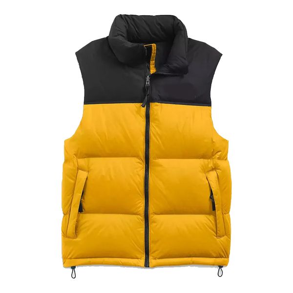 Winter Puffer Vest Coat Casual Full Zip Quilted Puffer Vest Winter Sleeveless Jacket Padded Vest for Men