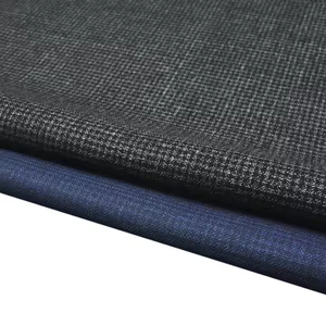 TOP Quality STOCK Suit Wool Polyester Fabric Worsted Merino Wool Fabric Wool Blend Fabric Men Suits