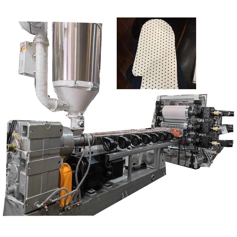 Thermoplastic Plate Orthopedic Material Splinting Sheet PLC Extruder Machine