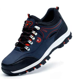 Wholesale Unisex Leather Steel Toe Industrial Safety Work Boots Breathable Lightweight for Winter Factory Price