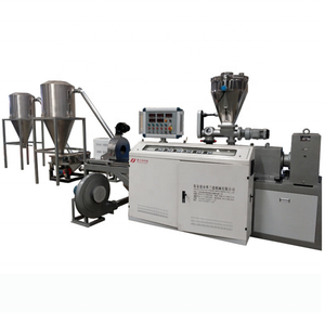 Pvc Air Cooling and Plastic Pellets Hot Cutting Granulator Line