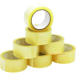 Yellow Strong Self Adhesive OPP BOPP Packaging Tape Carton Bag Packaging Adhesive Tape