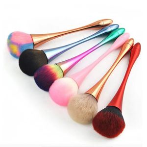 Professional High Quality Large Size Nylon Makeup Brush Custom Logo Nail Dust Brush with New Powder Blusher Beauty Tools