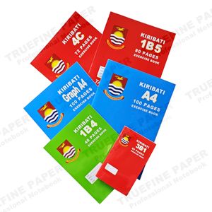Kiribati Office and Stationery Supplies 1B5 4C 72 Pages Notebook 1B4 Exercise Book 80 Pages A4 Exercise Book New Products 2025
