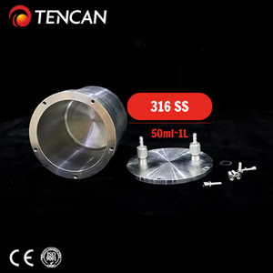 TENCAN Good Price Stainless Steel Vacuum Jar Pot Tank 316 SS Planetary Ball Mill Jar 50ml 500ml 1l 5l 10l Vaccum Jar
