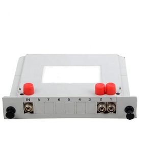 Optic Fiber LGX Splitter 1*4 1*8 1*16 1*32 1*64 Ways PLC With Different Connector Used for FTTH Network