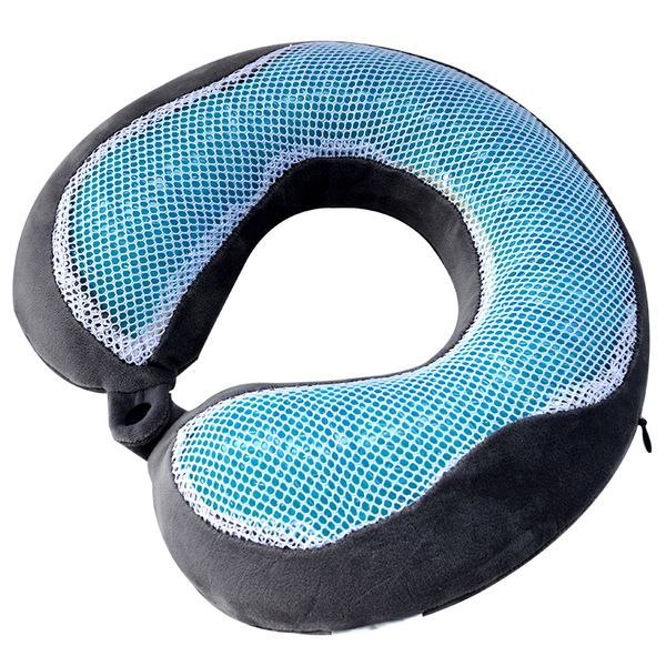 Wholesale Portable Comfortable U-Shape Memory Foam Neck Pillow with Slow Rebound Feature for Sleep Car Use Customizable Logo